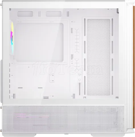 Photo de Boitier Moyen Tour ATX 1stPlayer WD7 RGB avec panneau vitré (Blanc)