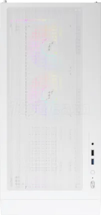Photo de Boitier Moyen Tour ATX 1stPlayer WD7 RGB avec panneau vitré (Blanc)