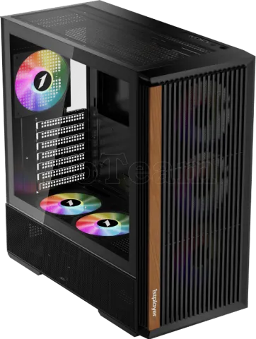 Photo de Boitier Moyen Tour ATX 1stPlayer WD7 RGB avec panneau vitré (Noir)