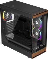 Photo de Boitier Moyen Tour ATX 1stPlayer WD8 avec panneaux vitrés (Noir)