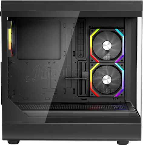 Photo de Boitier Moyen Tour ATX 1stPlayer WD8 avec panneaux vitrés (Noir)