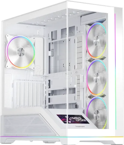 Photo de Boitier Moyen Tour ATX 1stPlayer WP8 RGB avec panneaux vitrés (Blanc)
