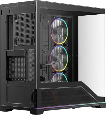 Photo de Boitier Moyen Tour ATX 1stPlayer WP8 RGB avec panneaux vitrés (Noir)