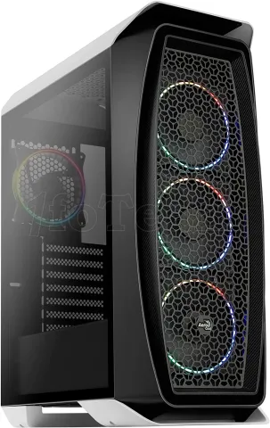 Photo de Boitier Moyen Tour ATX AeroCool Aero One Eclipse RGB avec panneau vitré (Blanc)