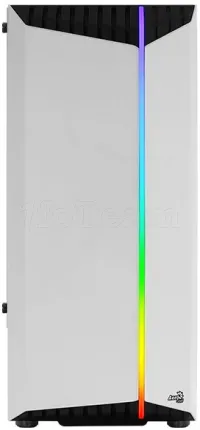 Photo de Boitier Moyen Tour ATX AeroCool Bionic RGB avec panneau vitré (Blanc)