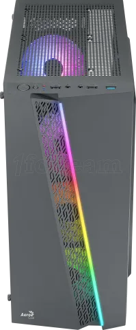 Photo de Boitier Moyen Tour ATX AeroCool Blade RGB avec panneau vitré (Noir)