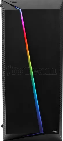 Photo de Boitier Moyen Tour ATX AeroCool Cylon Pro Tempered Glass RGB avec panneau vitré (Noir)