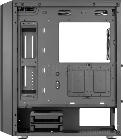 Photo de Boitier Moyen Tour ATX AeroCool Interstellar RGB avec panneau vitré (Noir)