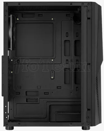 Photo de Boitier Moyen Tour ATX AeroCool Mecha RGB avec panneau vitré (Noir)