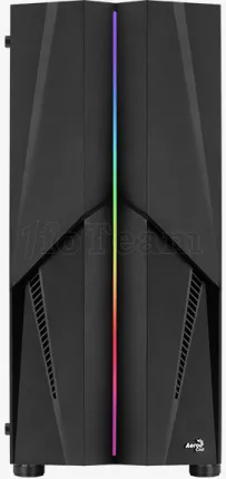 Photo de Boitier Moyen Tour ATX AeroCool Mecha RGB avec panneau vitré (Noir)