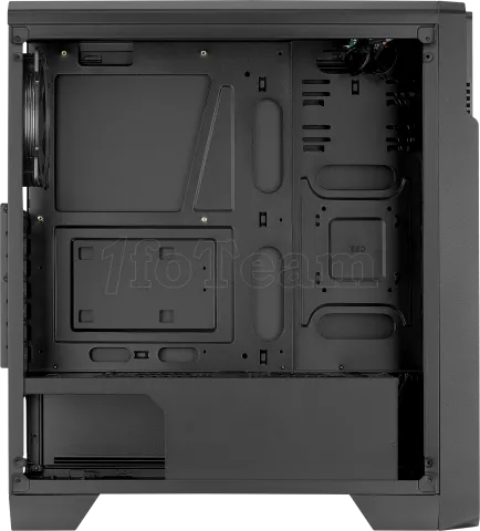 Photo de Boitier Moyen Tour ATX AeroCool Ore-G Saturn V2 RGB avec panneau vitré (Noir)