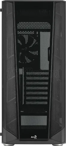 Photo de Boitier Moyen Tour ATX AeroCool Prism v1 avec panneaux vitrés (Noir)