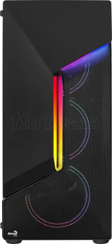 Photo de Boitier Moyen Tour ATX AeroCool Scape V2 RGB avec panneau vitré (Noir)