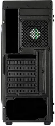 Photo de Boitier Moyen Tour ATX AeroCool Shard Tempered Glass RGB avec panneau vitré (Noir)