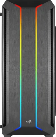 Photo de Boitier Moyen Tour ATX AeroCool Skyline v2 RGB avec panneau vitré (Noir)