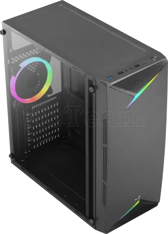 Photo de Boitier Moyen Tour ATX AeroCool Talon-G RGB avec panneaux vitrés (Noir)