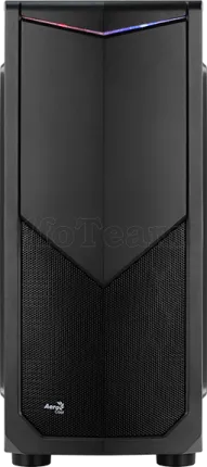 Photo de Boitier Moyen Tour ATX AeroCool Tomahawk (Noir) USB 2.0