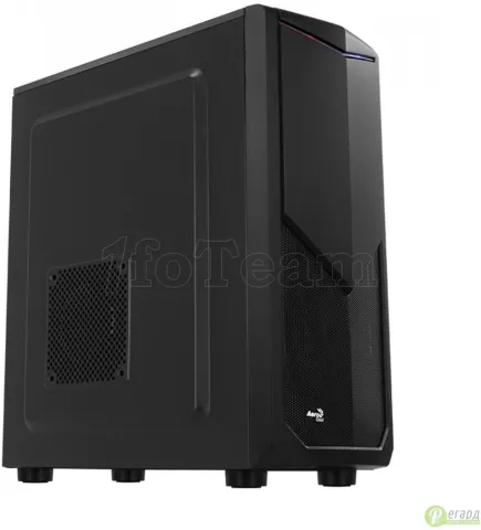 Photo de Boitier Moyen Tour ATX AeroCool Tomahawk (Noir) USB 2.0