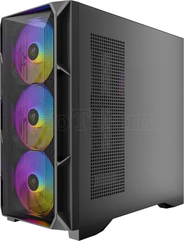 Photo de Boitier Moyen Tour ATX Antec AX1000 RGB avec panneau vitré (Noir)