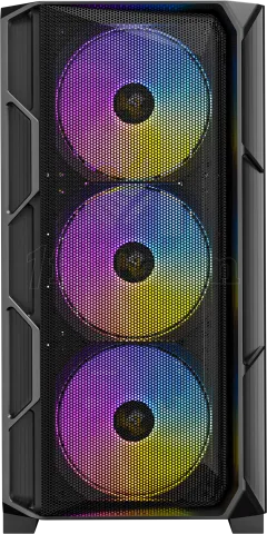 Photo de Boitier Moyen Tour ATX Antec AX1000 RGB avec panneau vitré (Noir)