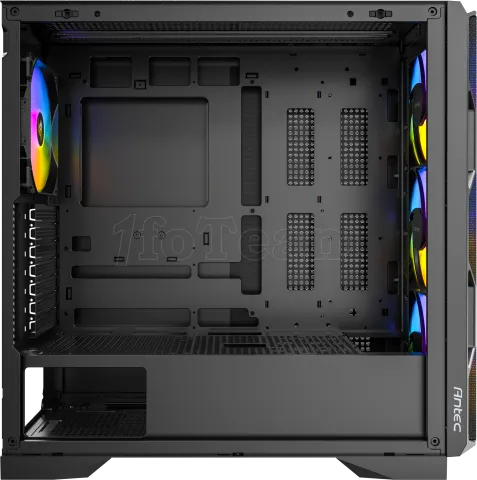 Photo de Boitier Moyen Tour ATX Antec AX1000 RGB avec panneau vitré (Noir)