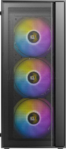 Photo de Boitier Moyen Tour ATX Antec AX65 RGB avec panneau vitré (Noir)
