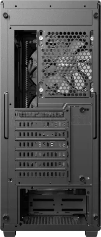 Photo de Boitier Moyen Tour ATX Antec AX85 RGB avec panneau vitré (Noir)