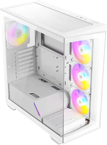 Photo de Boitier Moyen Tour ATX Antec Constellation C3 RGB avec panneaux vitrés (Blanc)