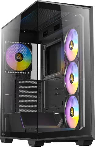 Photo de Boitier Moyen Tour ATX Antec Constellation C3 RGB avec panneaux vitrés (Noir)
