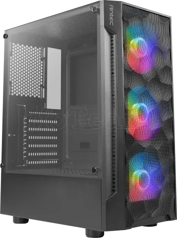 Photo de Boitier Moyen Tour ATX Antec NX260 RGB avec panneaux vitrés (Noir)