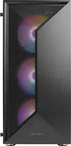 Photo de Boitier Moyen Tour ATX Antec NX320 RGB avec panneaux vitrés (Noir)