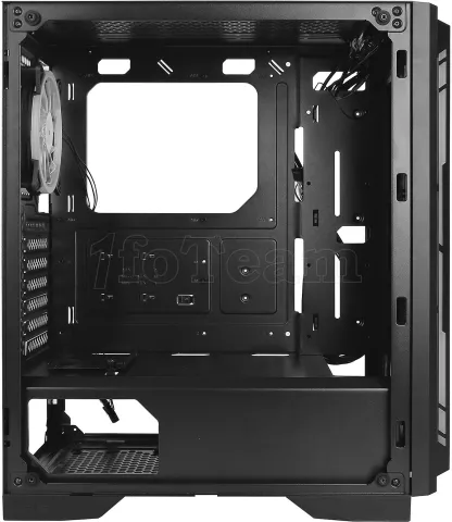 Photo de Boitier Moyen Tour ATX Antec NX400 RGB avec panneau vitré (Noir)