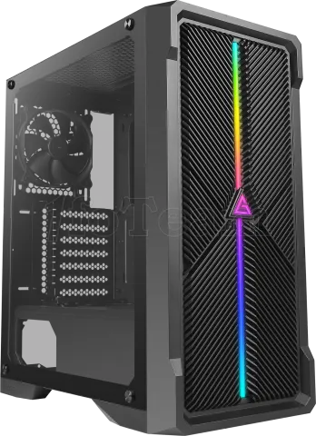 Photo de Boitier Moyen Tour ATX Antec NX420 RGB avec panneau vitré (Noir)