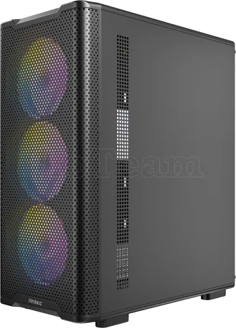 Photo de Boitier Moyen Tour ATX Antec VX310 RGB avec panneau vitré (Noir)