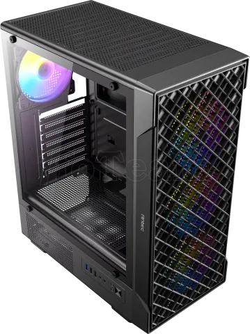 Photo de Boitier Moyen Tour ATX Antec VX320 RGB avec panneau vitré (Noir)