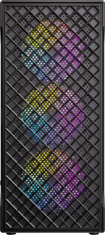 Photo de Boitier Moyen Tour ATX Antec VX320 RGB avec panneau vitré (Noir)