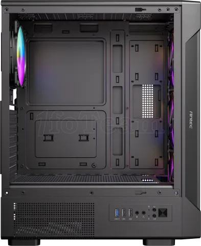 Photo de Boitier Moyen Tour ATX Antec VX320 RGB avec panneau vitré (Noir)