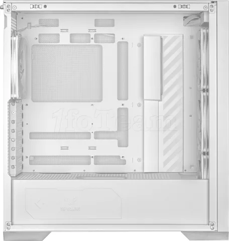 Photo de Boitier Moyen Tour ATX Asus Tuf Gaming GT302 RGB avec panneau vitré (Blanc)