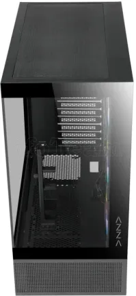 Photo de Boitier Moyen Tour ATX Azza Cove RGB avec panneaux vitrés (Noir)
