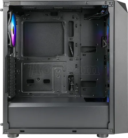 Photo de Boitier Moyen Tour ATX Azza Source RGB avec panneau vitré (Noir)