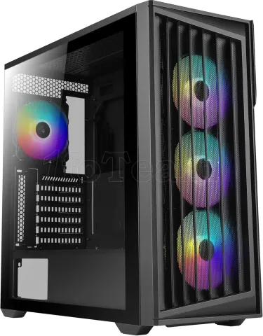 Photo de Boitier Moyen Tour ATX Azza Torrent RGB avec panneau vitré (Noir)