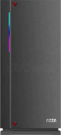 Photo de Boitier Moyen Tour ATX Azza Zircon RGB avec panneau vitré (Noir)