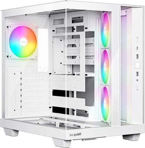 Photo de Boitier Moyen Tour ATX be quiet! Light Base 500 LX RGB avec panneaux vitrés (Blanc)