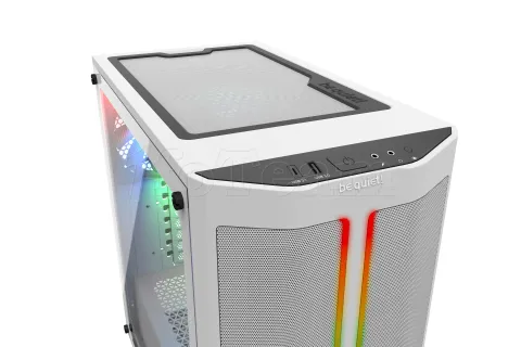 Photo de Boitier Moyen Tour ATX Be Quiet Pure Base 500 DX RGB avec panneau vitré (Blanc)