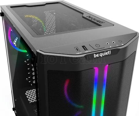 Photo de Boitier Moyen Tour ATX Be Quiet Pure Base 500 FX RGB avec panneau vitré (Noir)