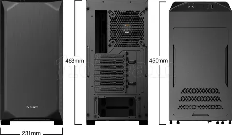 Photo de Boitier Moyen Tour ATX be quiet! Pure Base 500 (Noir)