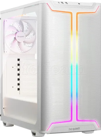 Photo de Boitier Moyen Tour ATX be quiet! Pure Base 501 DX RGB avec panneau vitré (Blanc)