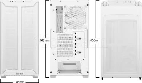 Photo de Boitier Moyen Tour ATX be quiet! Pure Base 501 DX RGB avec panneau vitré (Blanc)
