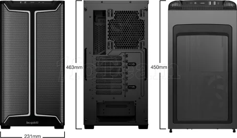Photo de Boitier Moyen Tour ATX be quiet! Pure Base 501 DX RGB avec panneau vitré (Noir)