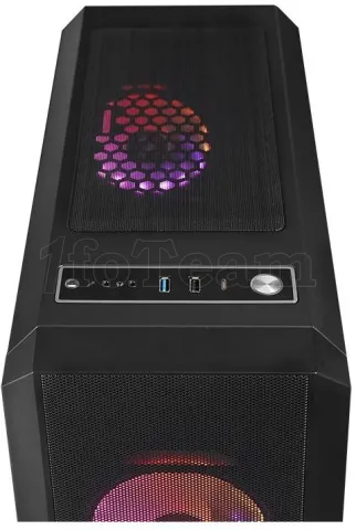 Photo de Boitier Moyen Tour ATX Chieftec Scorpion 4 RGB avec panneau vitré (Noir)
